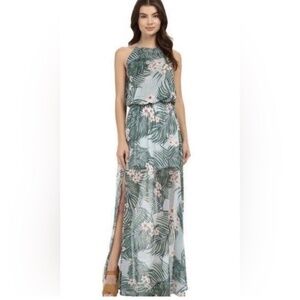 Show Me Your MuMu Hanalei Dream Heather Halter Maxi Dress
